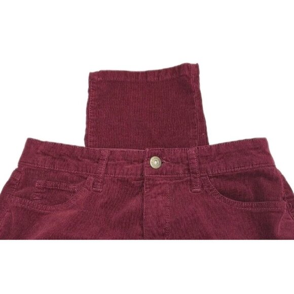 St. John's Bay Womens Size 10 Petite Purple Corduroy Pants 30x27 - Picture 2 of 6